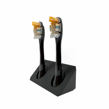 BrushDock – Toothbrush head holder for Oral-B (iO) &amp; Philips Sonicare – Wall mounting (no drilling required) 