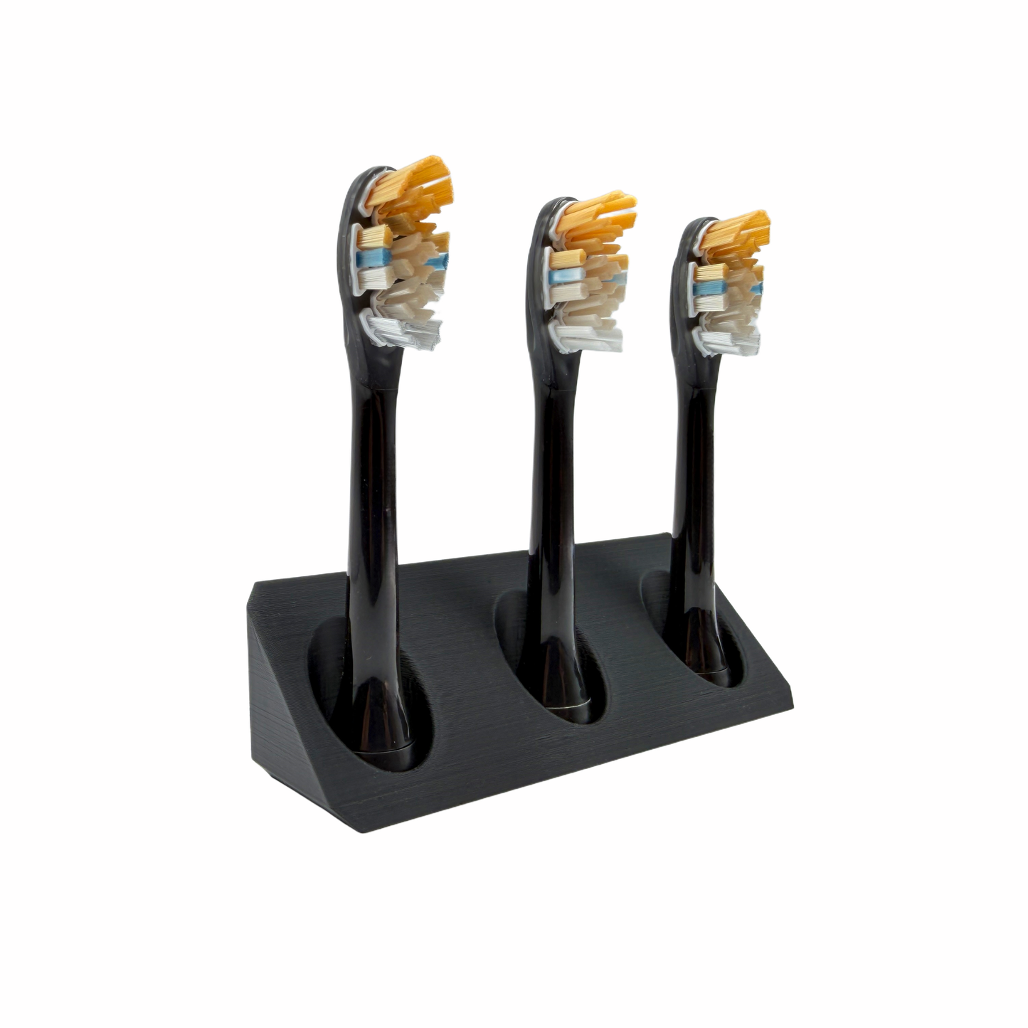 BrushDock – Toothbrush head holder for Oral-B (iO) &amp; Philips Sonicare – Wall mounting (no drilling required) 