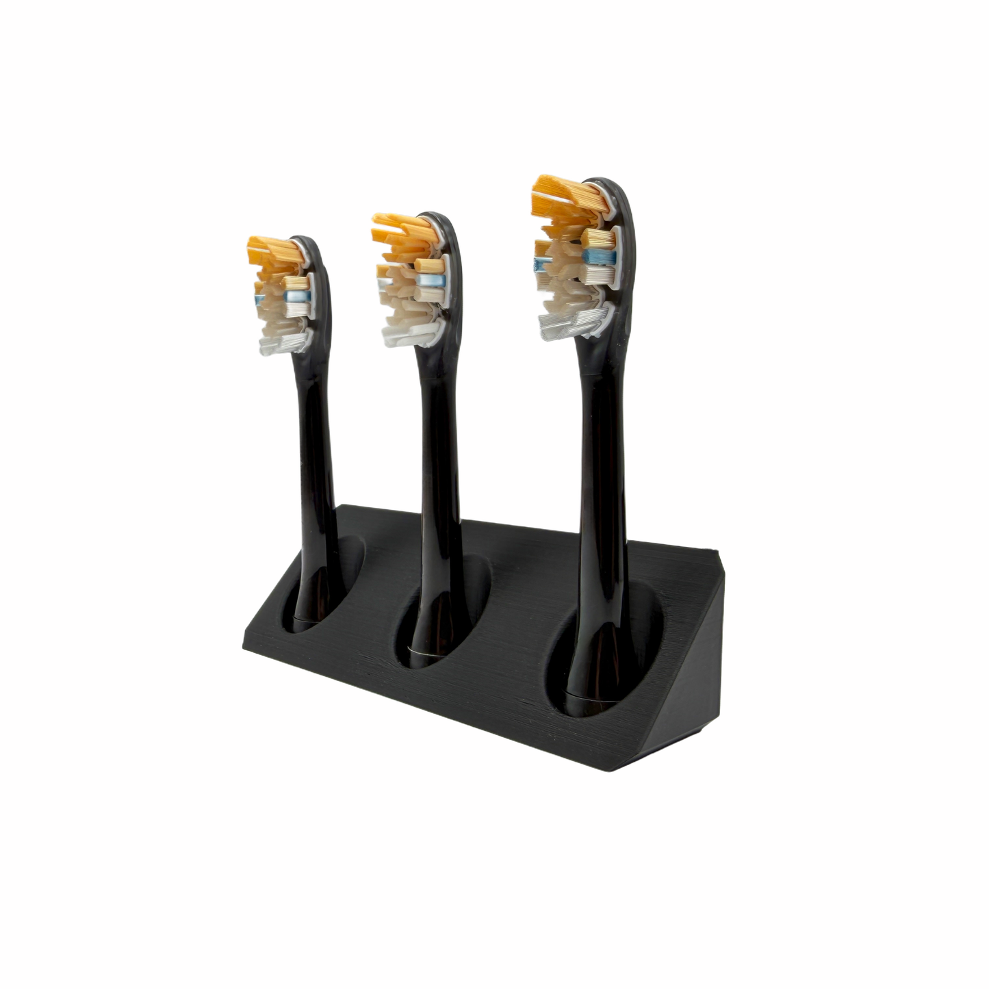 BrushDock – Toothbrush head holder for Oral-B (iO) &amp; Philips Sonicare – Wall mounting (no drilling required) 