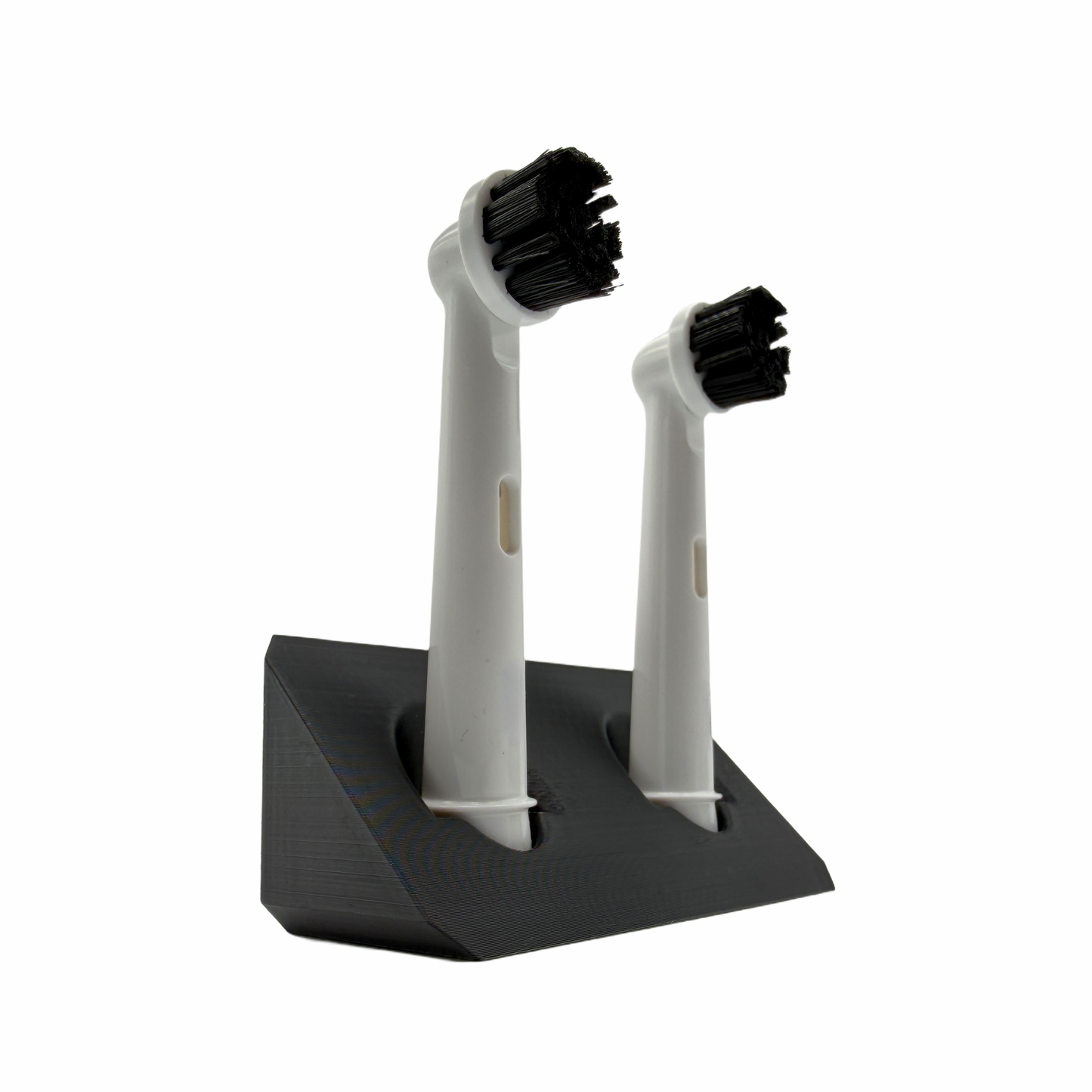 BrushDock – Toothbrush head holder for Oral-B (iO) &amp; Philips Sonicare – Wall mounting (no drilling required) 