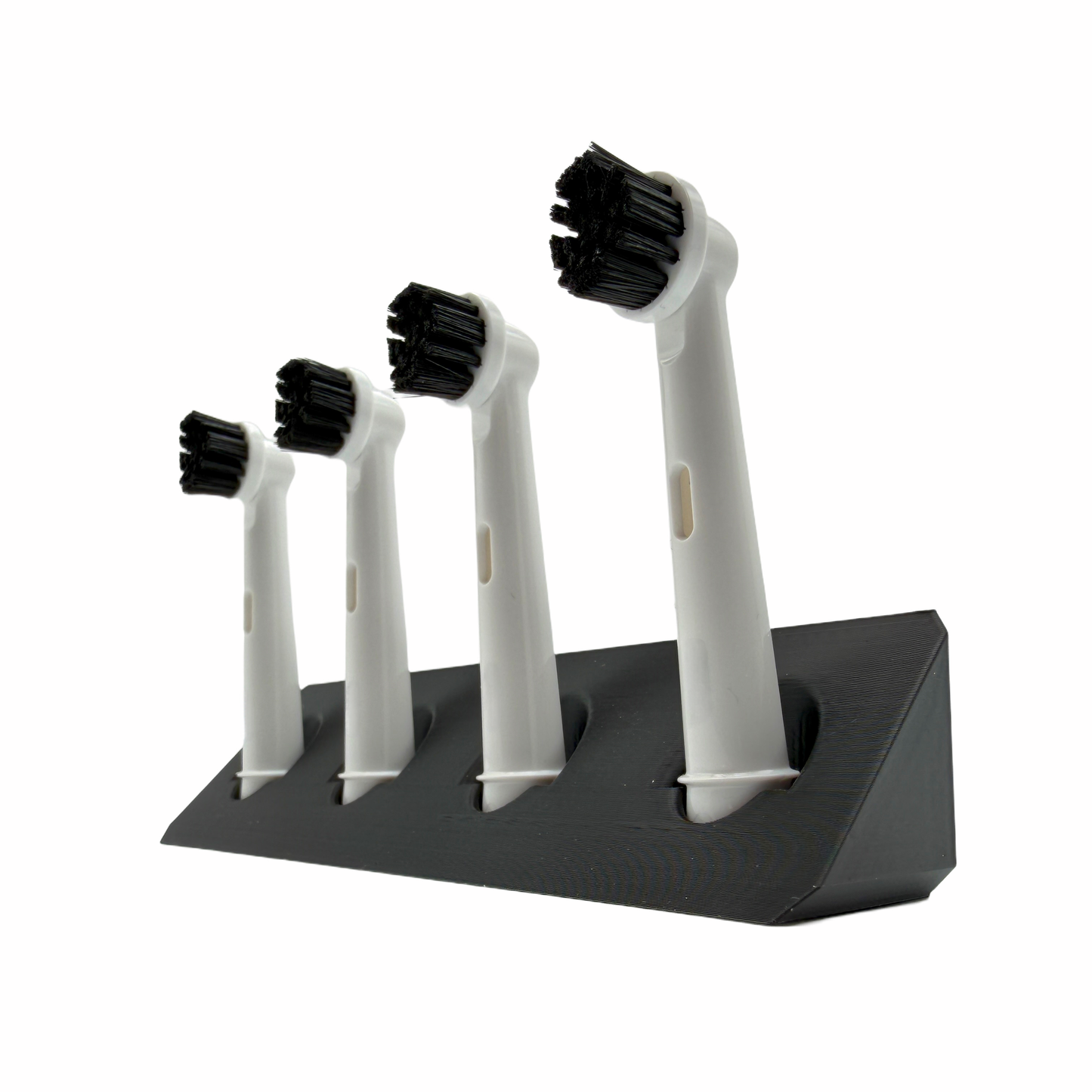 BrushDock – Toothbrush head holder for Oral-B (iO) &amp; Philips Sonicare – Wall mounting (no drilling required) 