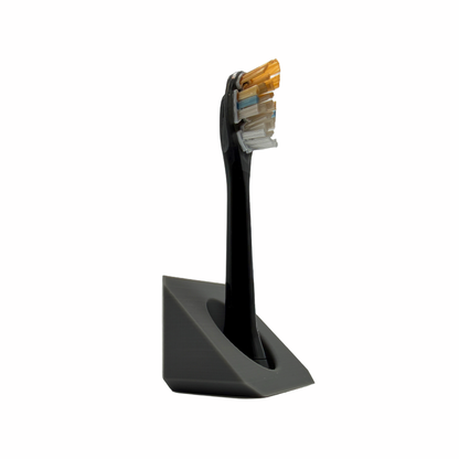 BrushDock – Toothbrush head holder for Oral-B (iO) &amp; Philips Sonicare – Wall mounting (no drilling required) 