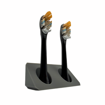 BrushDock – Toothbrush head holder for Oral-B (iO) &amp; Philips Sonicare – Wall mounting (no drilling required) 