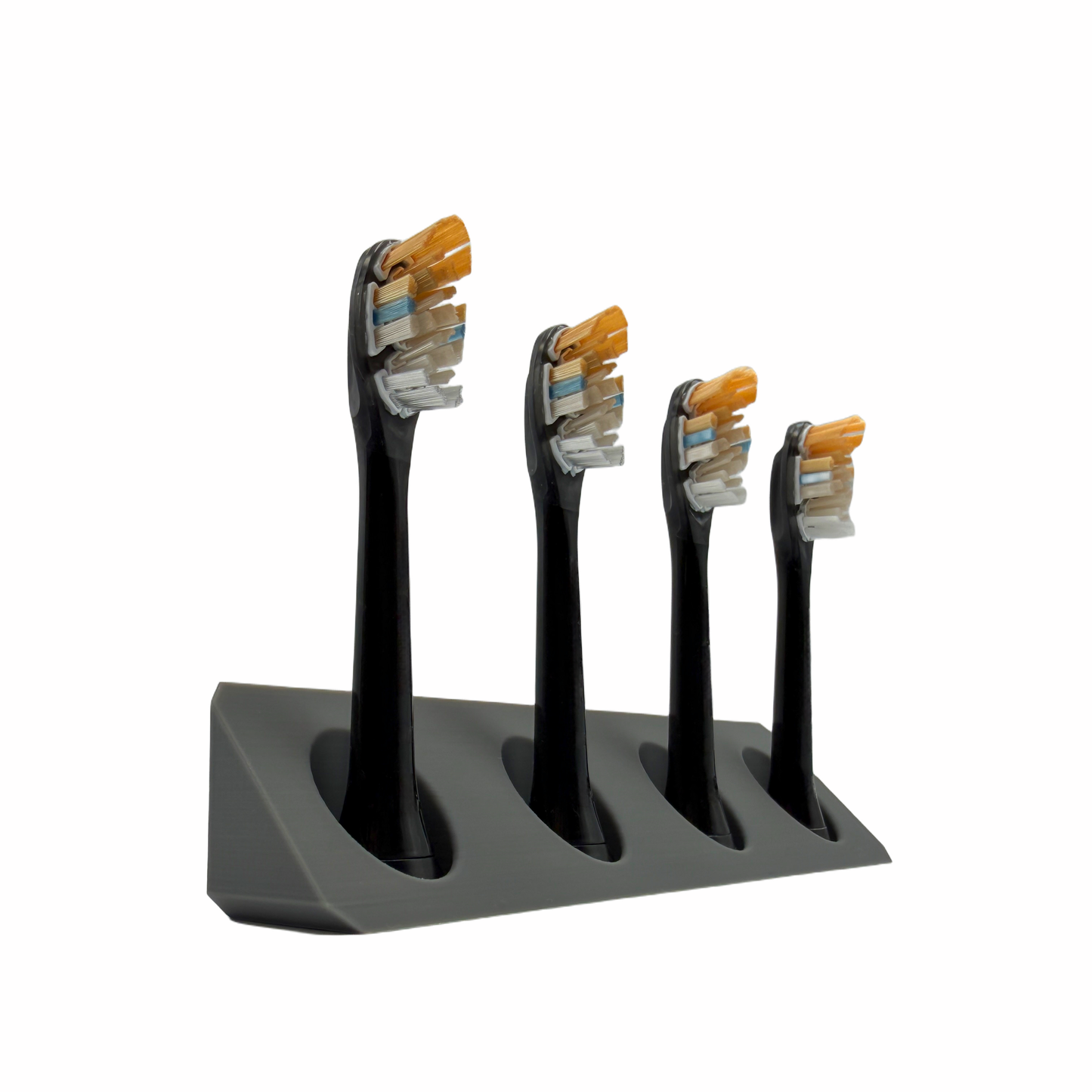 BrushDock – Toothbrush head holder for Oral-B (iO) &amp; Philips Sonicare – Wall mounting (no drilling required) 