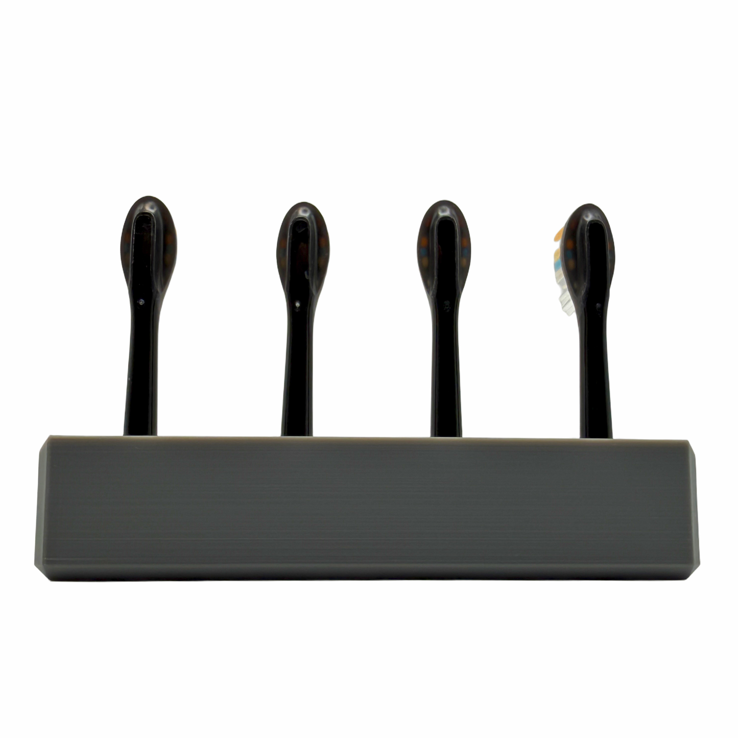 BrushDock – Toothbrush head holder for Oral-B (iO) &amp; Philips Sonicare – Wall mounting (no drilling required) 