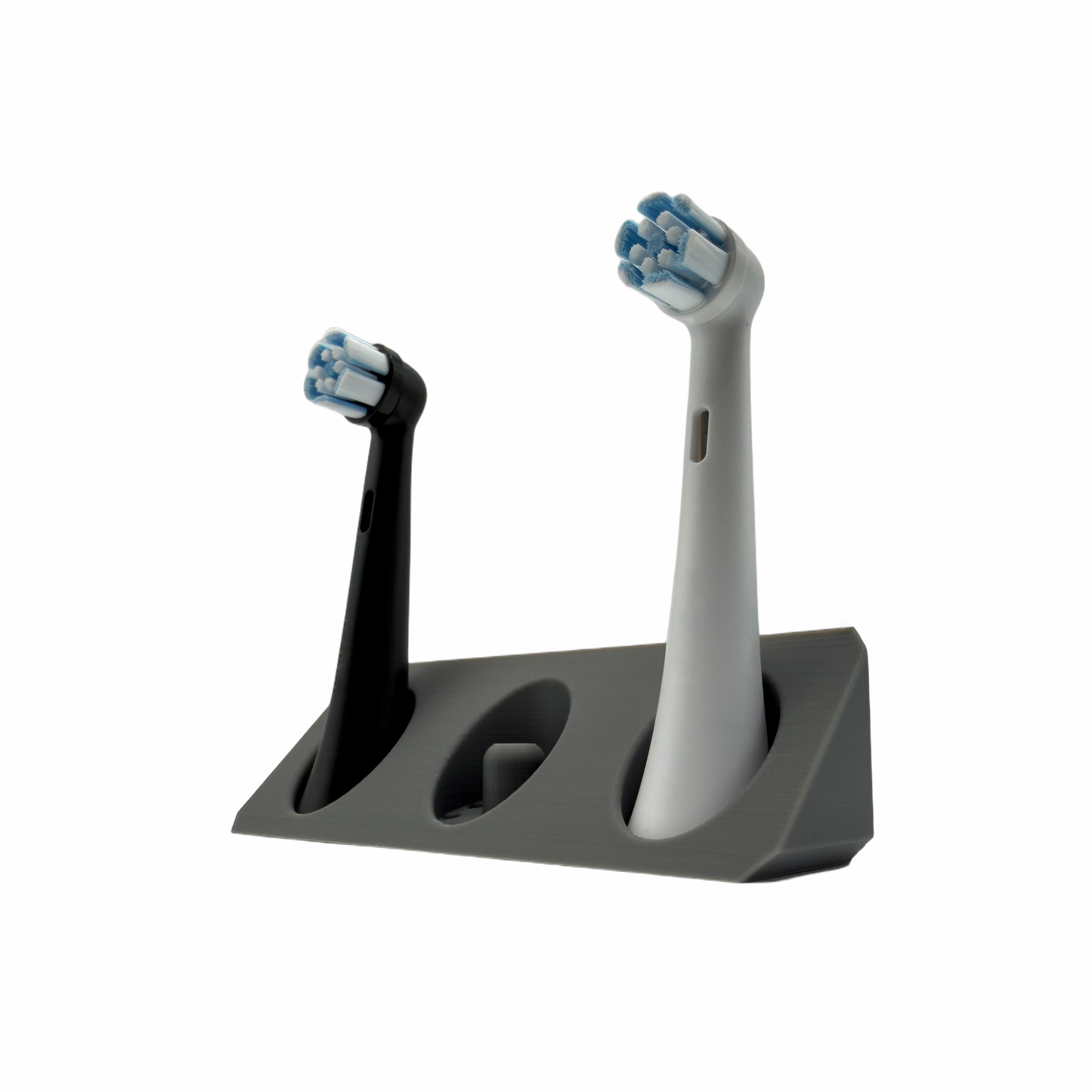 BrushDock – Toothbrush head holder for Oral-B (iO) &amp; Philips Sonicare – Wall mounting (no drilling required) 