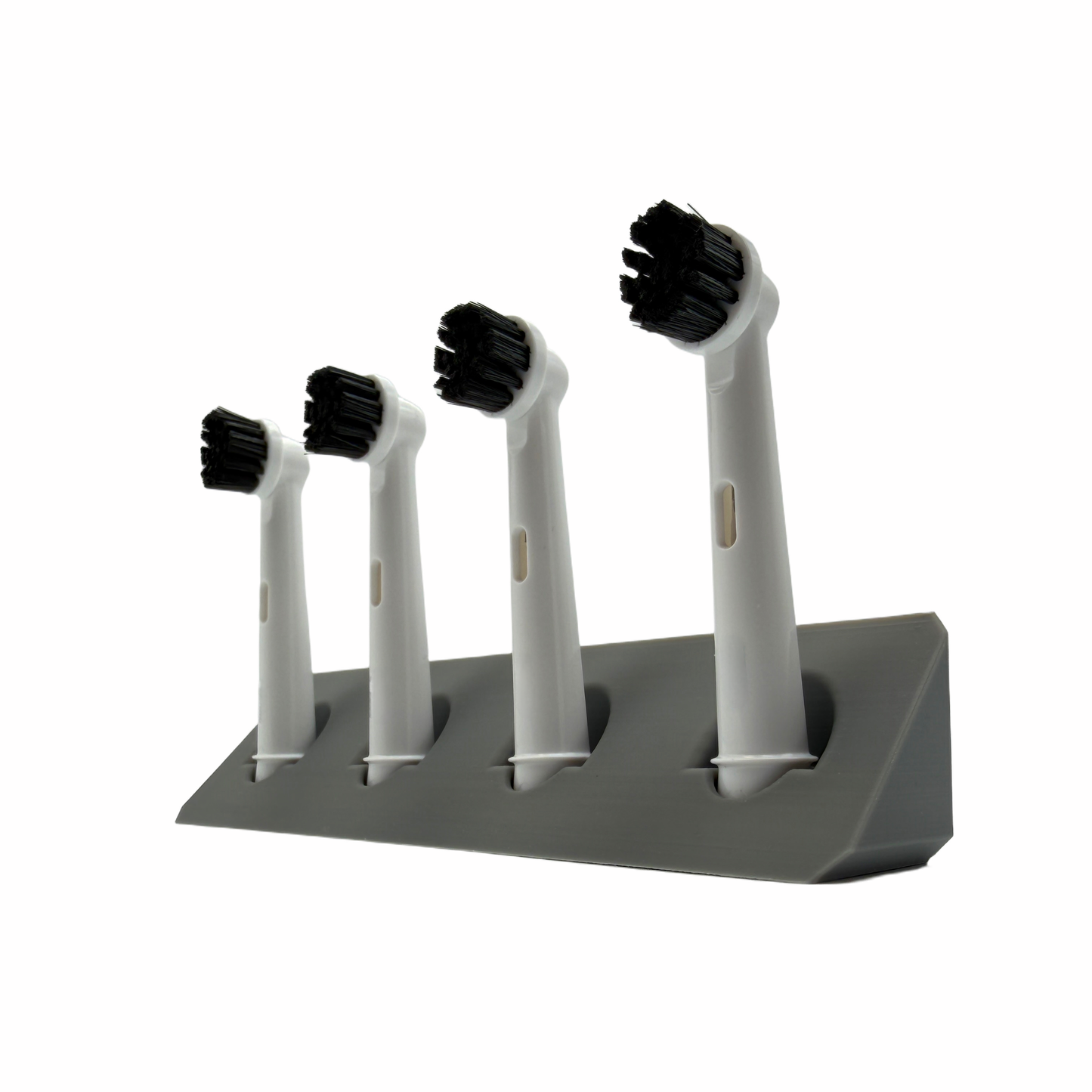 BrushDock – Toothbrush head holder for Oral-B (iO) &amp; Philips Sonicare – Wall mounting (no drilling required) 