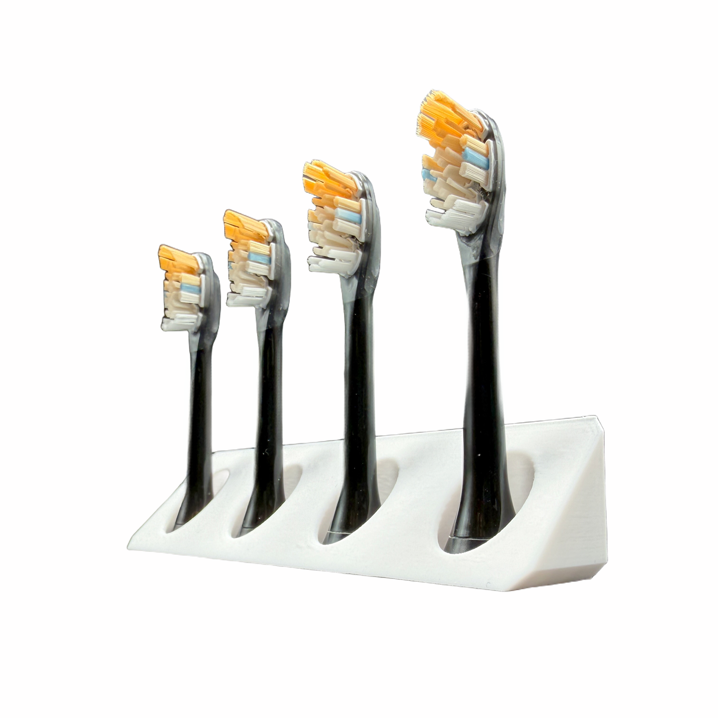 BrushDock – Toothbrush head holder for Oral-B (iO) &amp; Philips Sonicare – Wall mounting (no drilling required) 