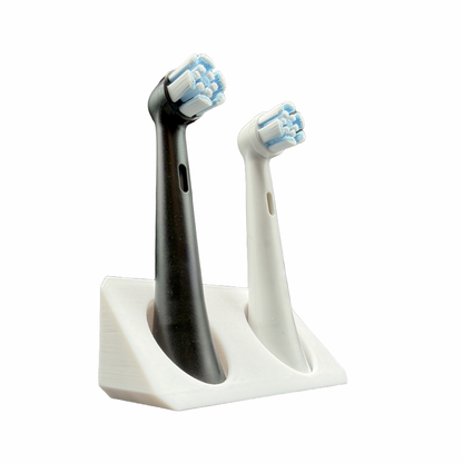 BrushDock – Toothbrush head holder for Oral-B (iO) &amp; Philips Sonicare – Wall mounting (no drilling required) 