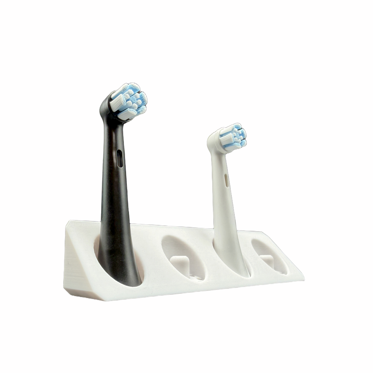 BrushDock – Toothbrush head holder for Oral-B (iO) &amp; Philips Sonicare – Wall mounting (no drilling required) 