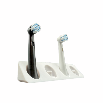 BrushDock – Toothbrush head holder for Oral-B (iO) &amp; Philips Sonicare – Wall mounting (no drilling required) 
