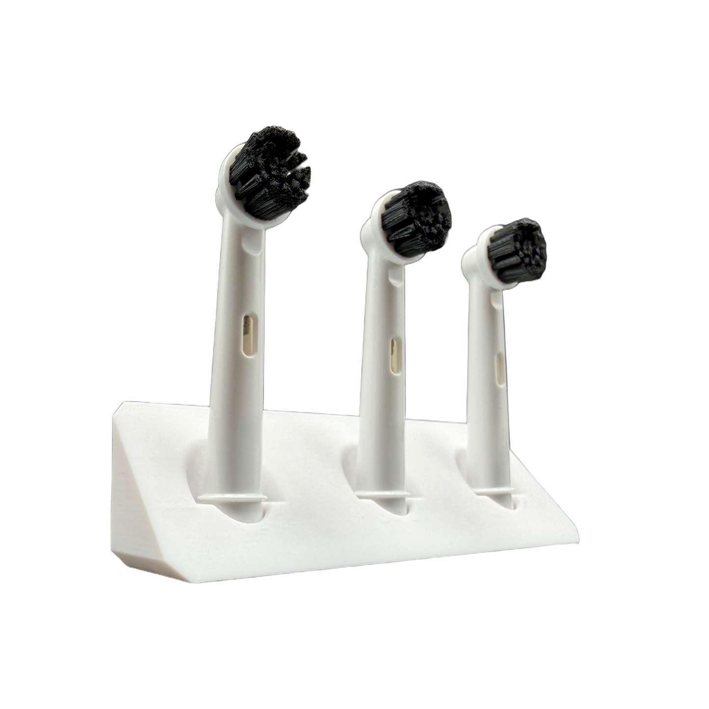 BrushDock – Toothbrush head holder for Oral-B (iO) &amp; Philips Sonicare – Wall mounting (no drilling required) 