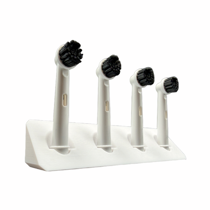 BrushDock – Toothbrush head holder for Oral-B (iO) &amp; Philips Sonicare – Wall mounting (no drilling required) 