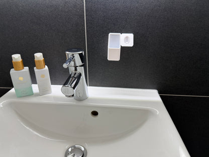 BrushDock Wall Set – Toothbrush &amp; Head Holder Wall Mount (No Drilling Required) 